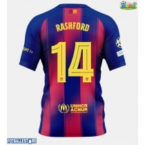 Barcelona Marcus Rashford #14 Hjemmedrakt 2025-26 Kortermet
